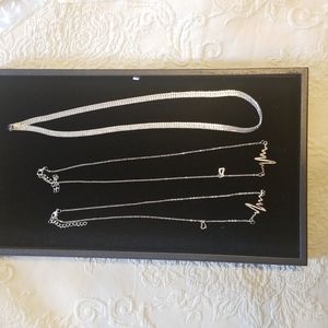 Silver Necklace Bundle.